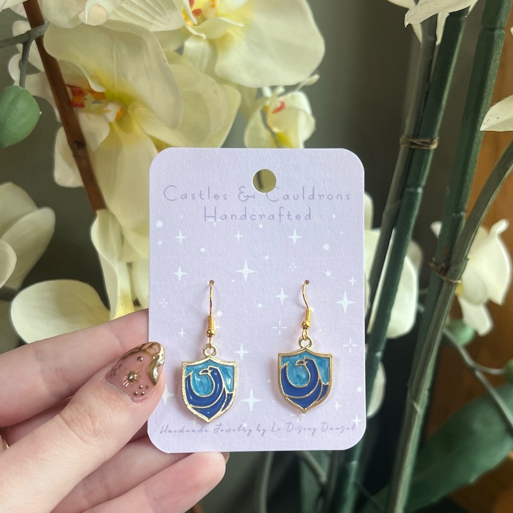 NEW Handmade Harry Potter Ravenclaw House Earrings